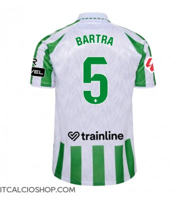 Real Betis Marc Bartra #5 Prima Maglia 2024-25 Manica Corta
